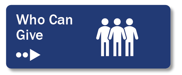 Who Can Give