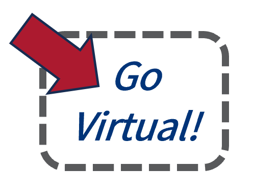 Icon of a mouse arrow over "Go Virtual"